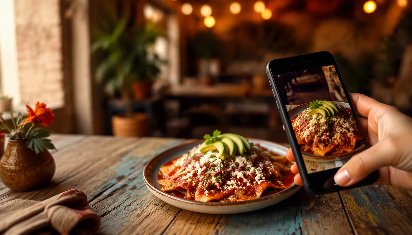 Platillo casual servido en un restaurante con ambiente moderno