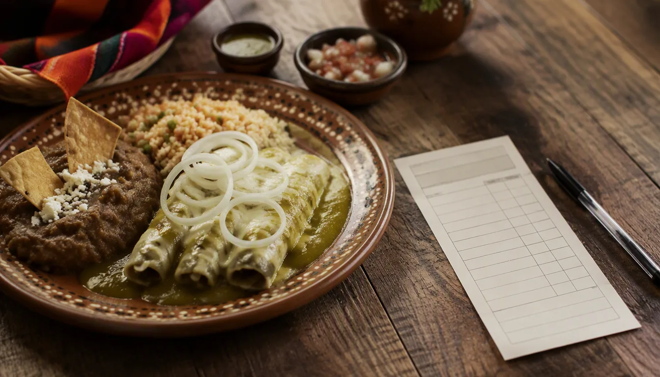 Dueño de restaurante comparando costos y márgenes de platillos de su menú en una tablet