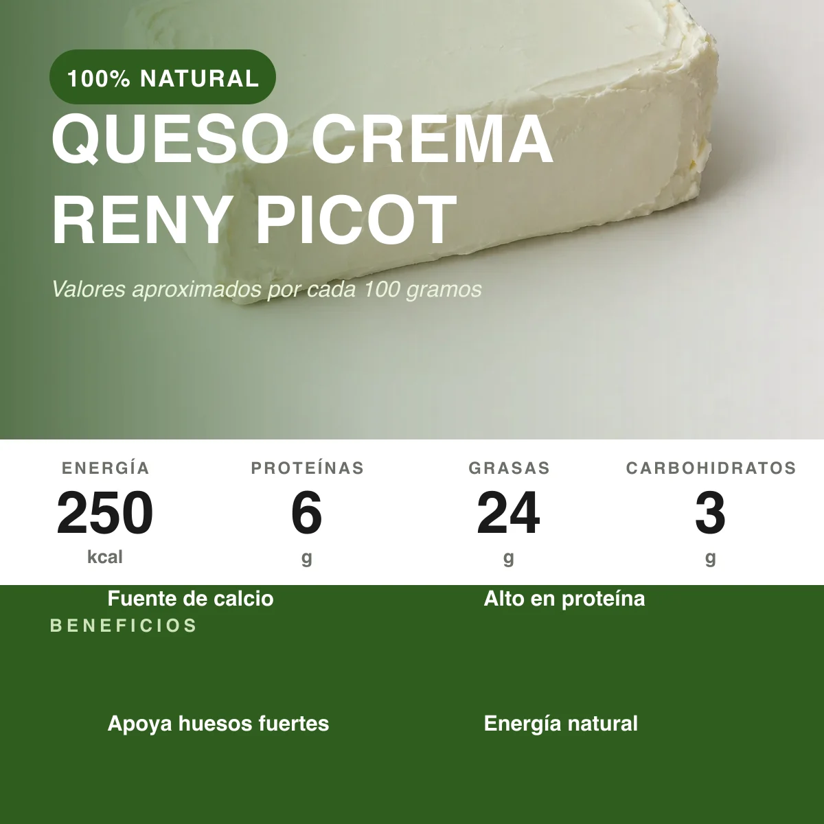 Queso crema Reny Picot (caja 8 kg) - vista 2