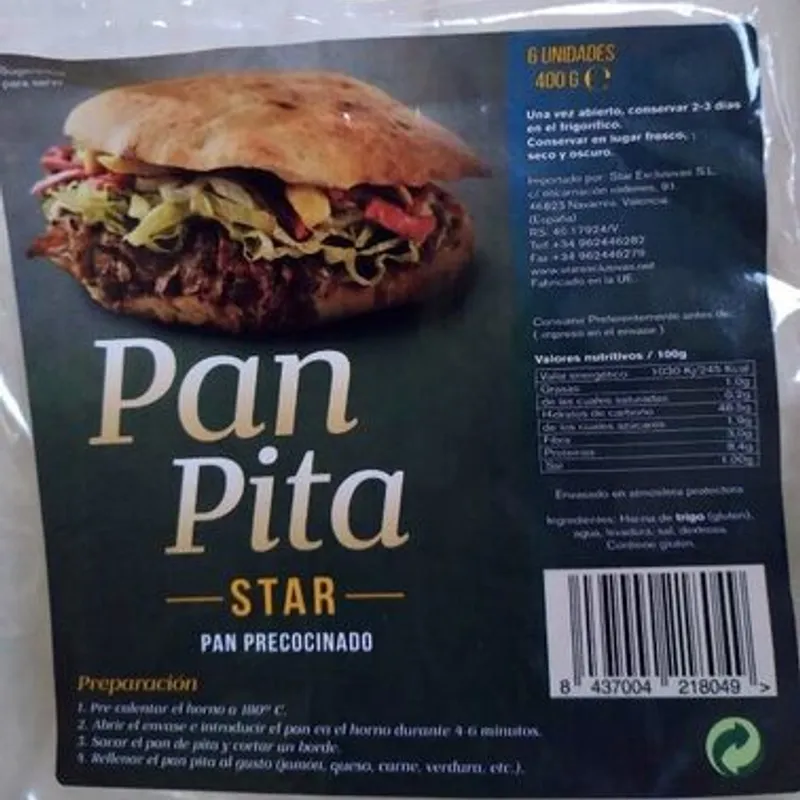 Pan Pita 5pz